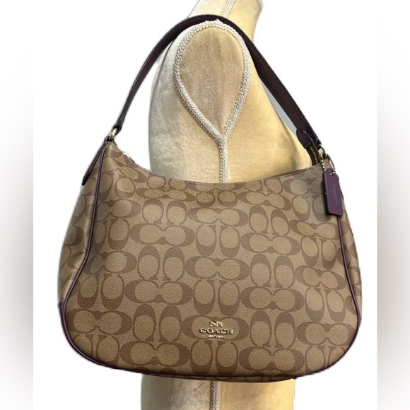 Coach Signature F29209 Canvas Leather - Picture 1 of 10